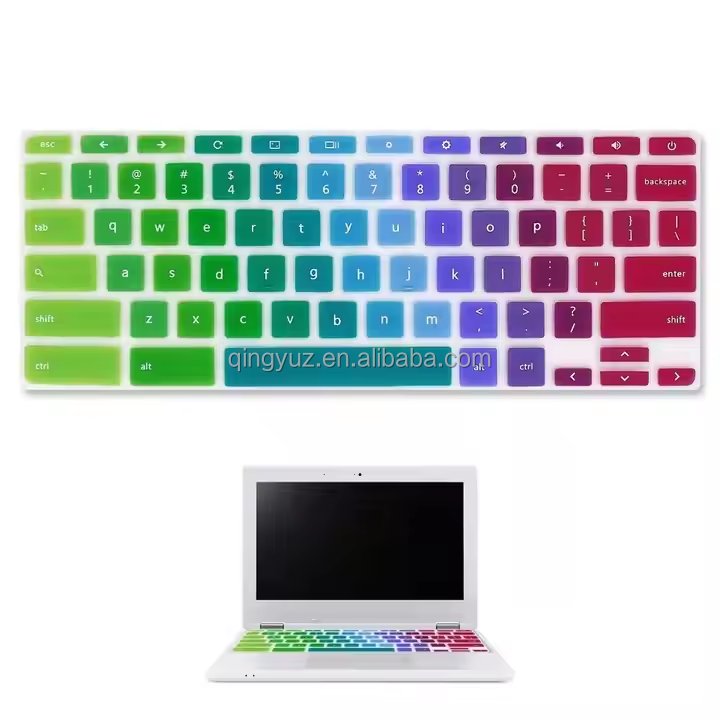 Silicone Spanish Keyboard Guard Skin Colorful Keyboard Cover Protector for macbook Air A2179 / A2337 laptop
