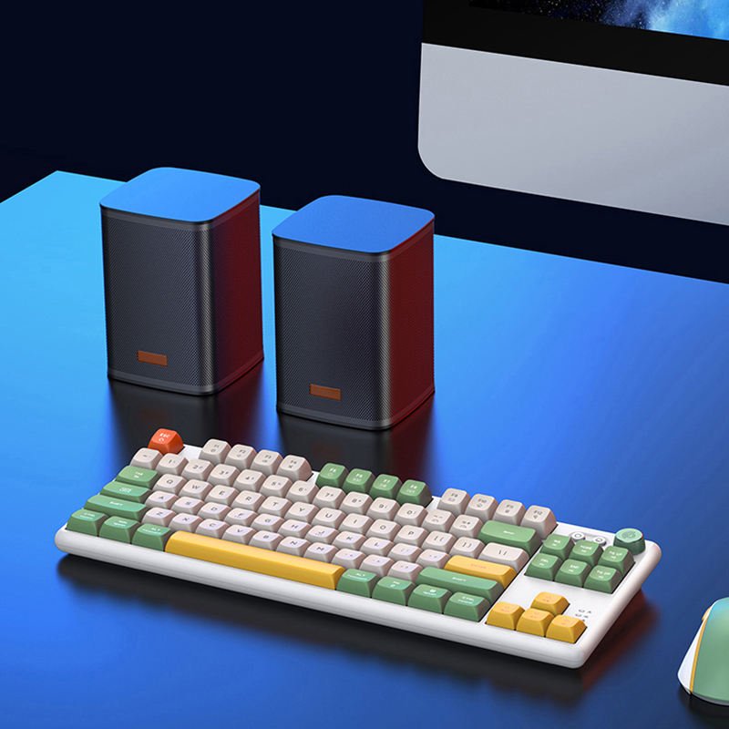 Miller ABM084 OED ODM aluminum case hand lube prelube switch quark matte RGB wireless gaming keyboard