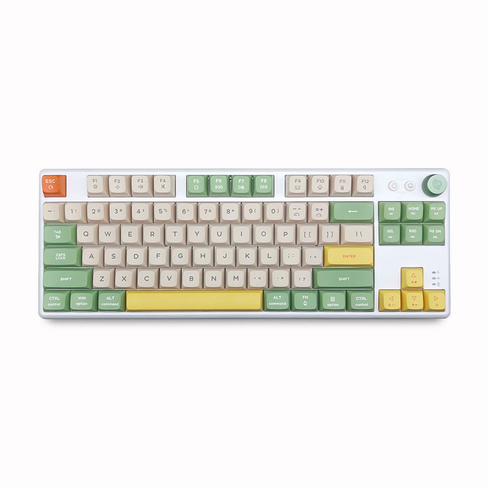 Miller ABM084 OED ODM aluminum case hand lube prelube switch quark matte RGB wireless gaming keyboard