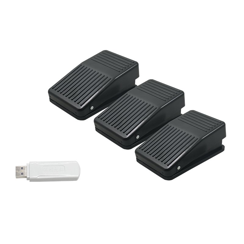 Wireless Foot Switch USB Pedal Switch Programmable Key Foot Switch For Game Multimedia Industrial Medical
