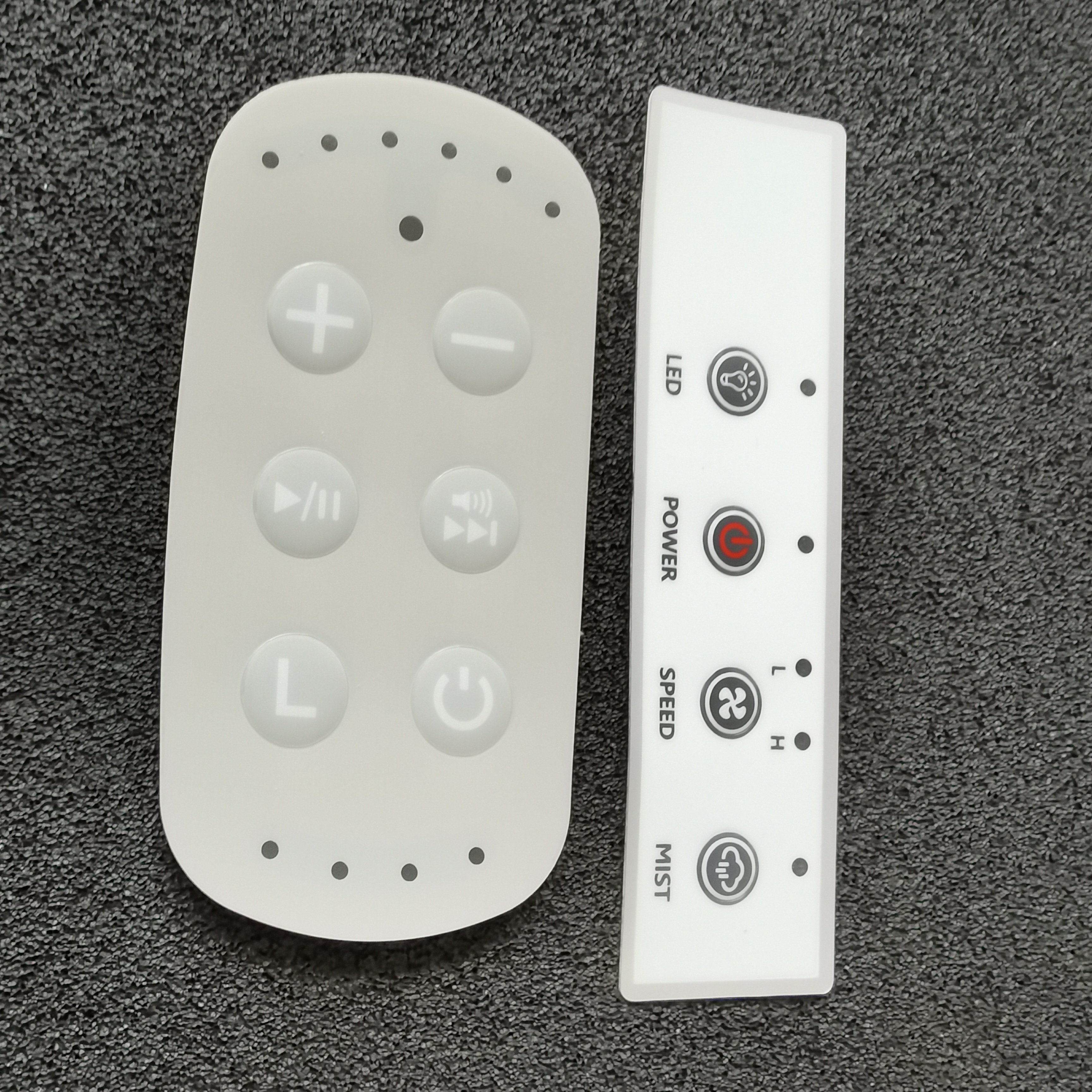 High Quality Material Polycarbonate PC Overlay Medical Devices Machine Cover Keyboard Sticker