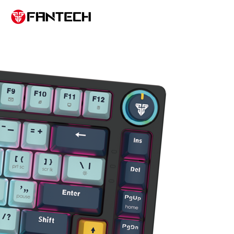 68 Keys Hot Swappable Transparent Gaming Keyboard RGB Backlit Outemu Gateron Cherry Axis Red Switch Wireless Mechanical Keyboard
