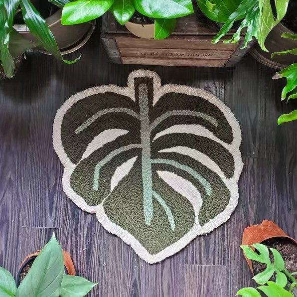 Tufting Handmade Mirror Frame Keyboard Rug Punch Needle Coaster Custom Anime Handcraft Mat Skateboard Cover Rug Floor Mat