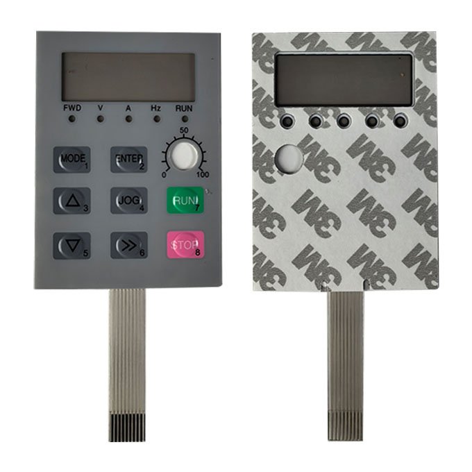 Dual-Color LED Window toys membrane switch for fabric with Multi-Keys CNC Panel Keypad & Keyboard