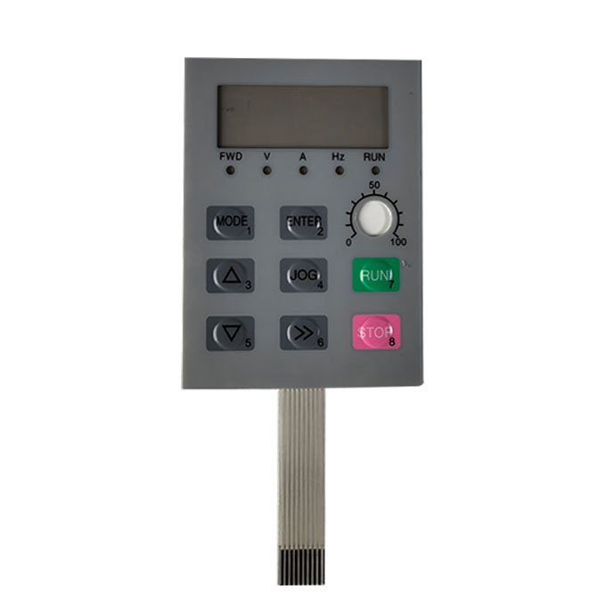 Dual-Color LED Window toys membrane switch for fabric with Multi-Keys CNC Panel Keypad & Keyboard
