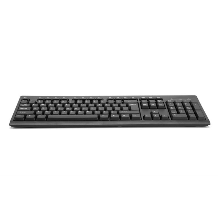 Former Cattle K86 Wholesale 2.4G Wireless Black White Office Keyboard