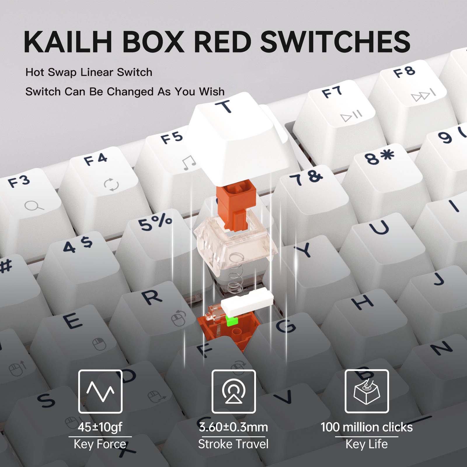 custom light 82keys hot swap RGB pcb gaming keyboard bluetooth mini backlit wireless keyboard for android phone with wire