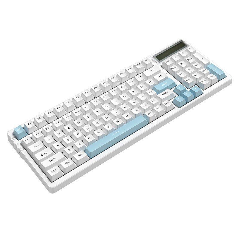 US 96 Keys Or UK 97 Keys Three Colour Assembly RGB Can Hot-Swappable Wireless Bluetooth Three Mode Mechanical Keyboard
