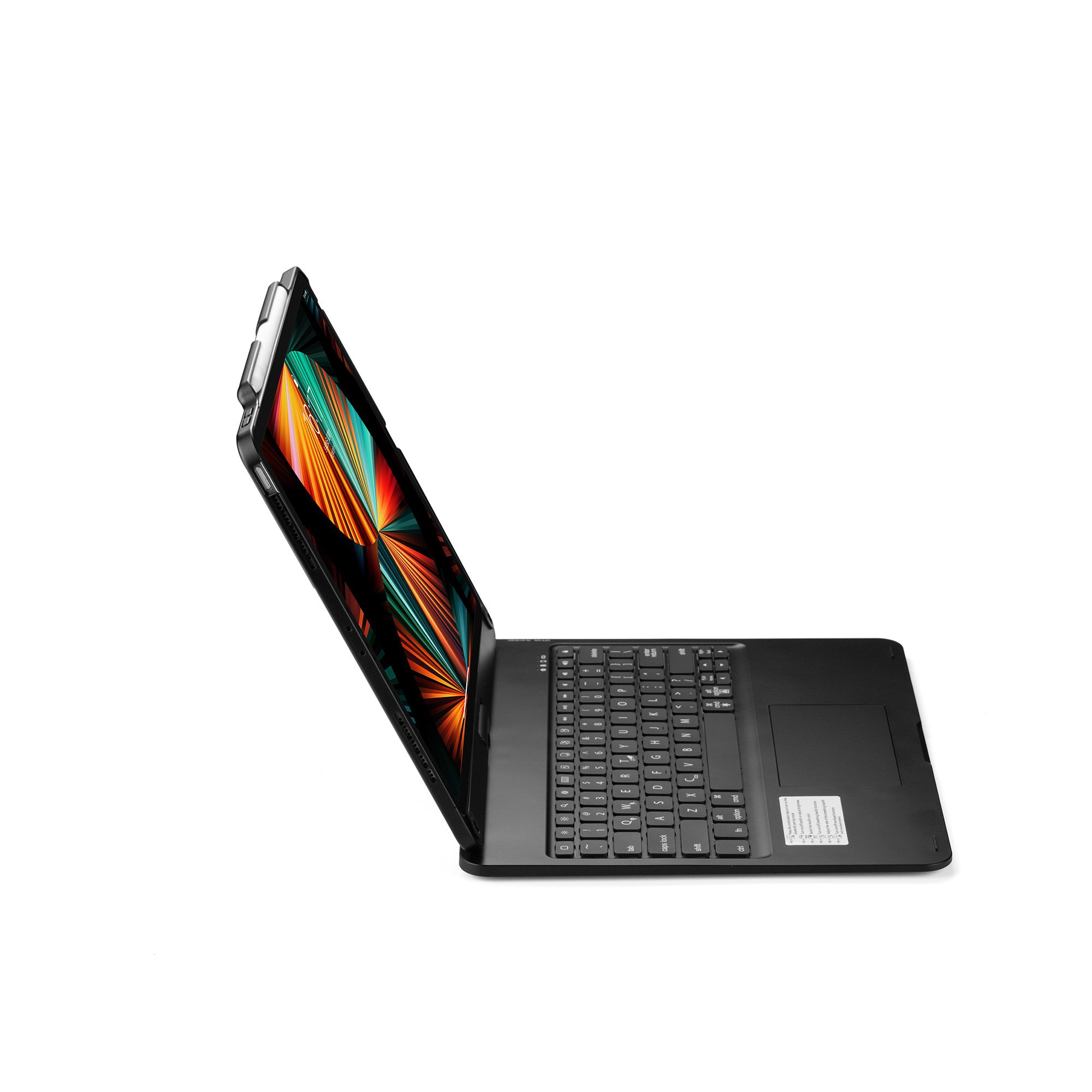 Newest Suitable Tablet Keyboard Case for ipadpro 12.9inch Multi-touch Trackpad Keyboard Cover With Arabic Japenese Travel Office
