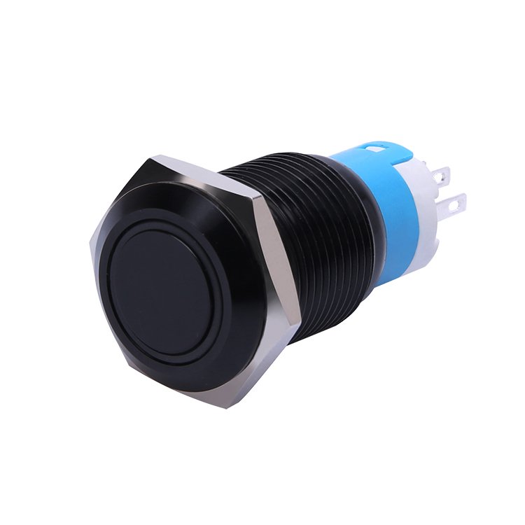 1NO1NC 3 Pin 16mm Single Pole Metal Push Button switch