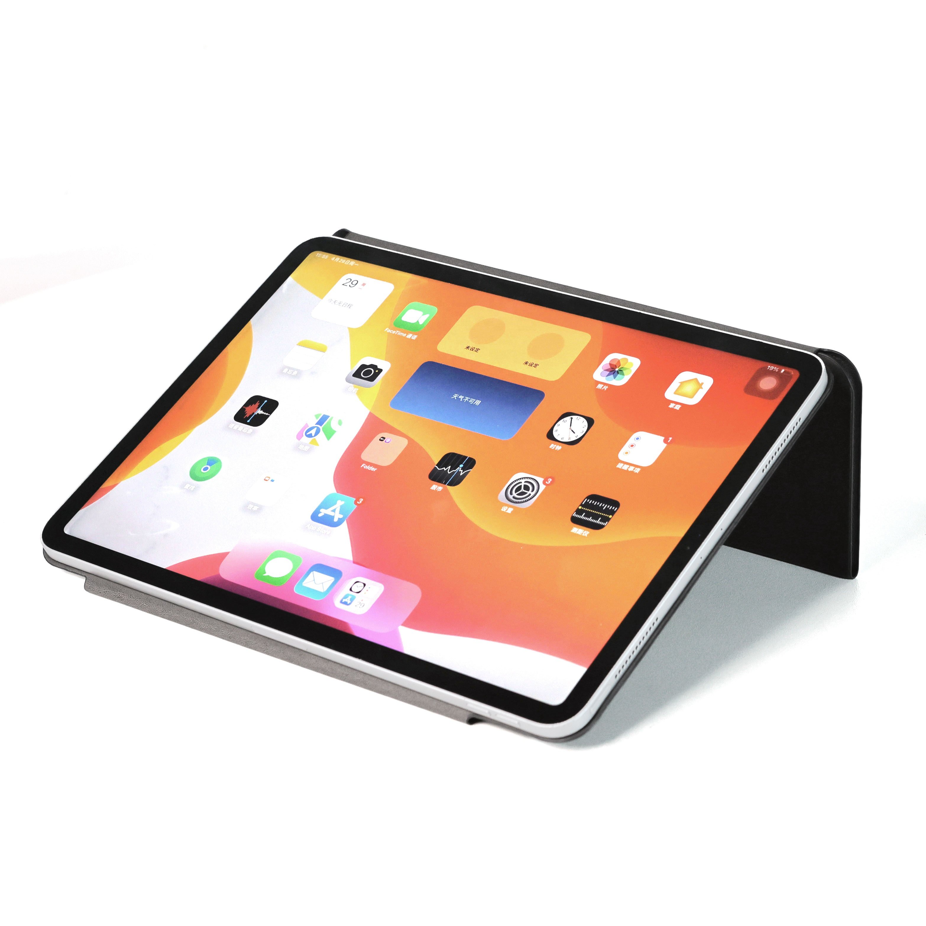 New Trending Magnetic Auto Wake/Sleep Function iPad cover For Pro 13 12.9 High quality 3-Y Double Pu leather Slim Cover For ipad