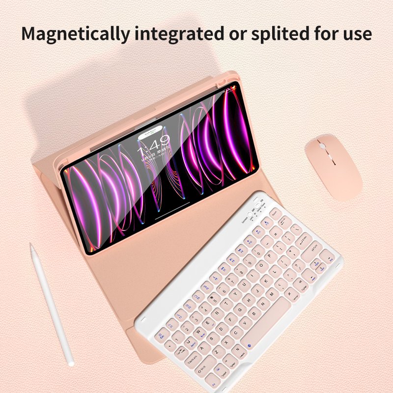iFacemall Tablet Keyboard Case Cover for iPad Pro Air Factory Wireless Magnetic Air 4/5/6th Pro 1/2/3/4th 10.9 11inch 2022 2020