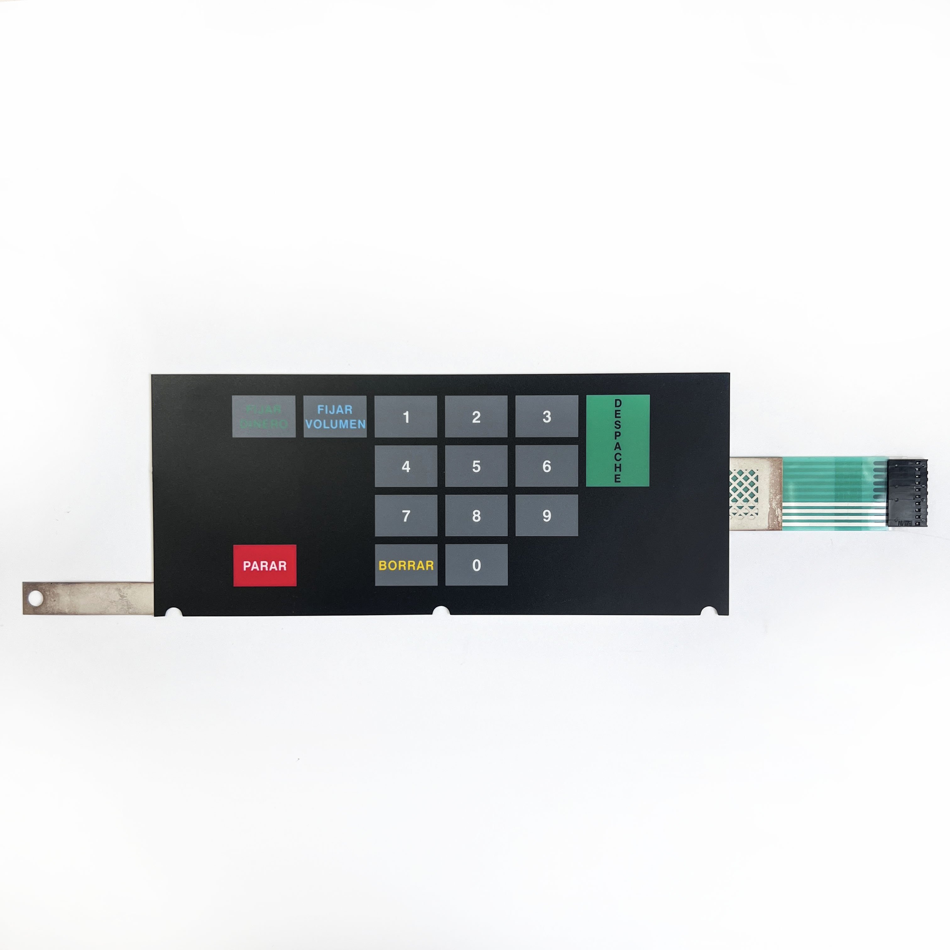 Fuel Dispenser Oil-Resistance Membrane Switch Keyboard for Fuel Dispenser