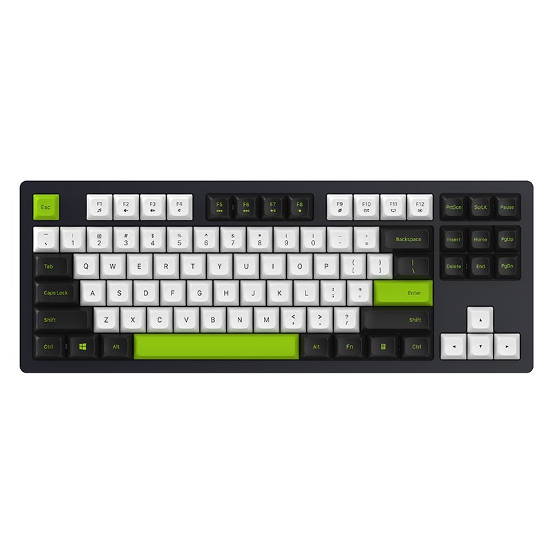 GMK87 75% Mechanical Keyboard 87 Keys Custom Gateron Switch Creamy Switch RGB Backlit PBT Keycaps Purple Pink Gaming Keyboard