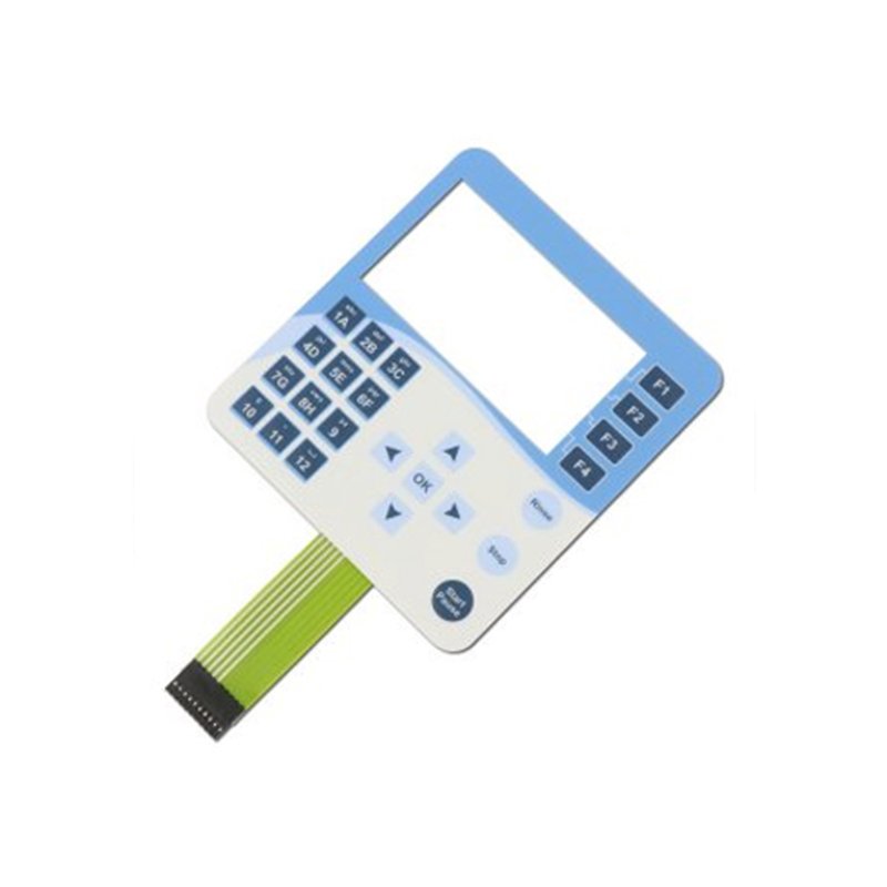 custom membrane keypad and membrane graphic overlays with emboss tactile
