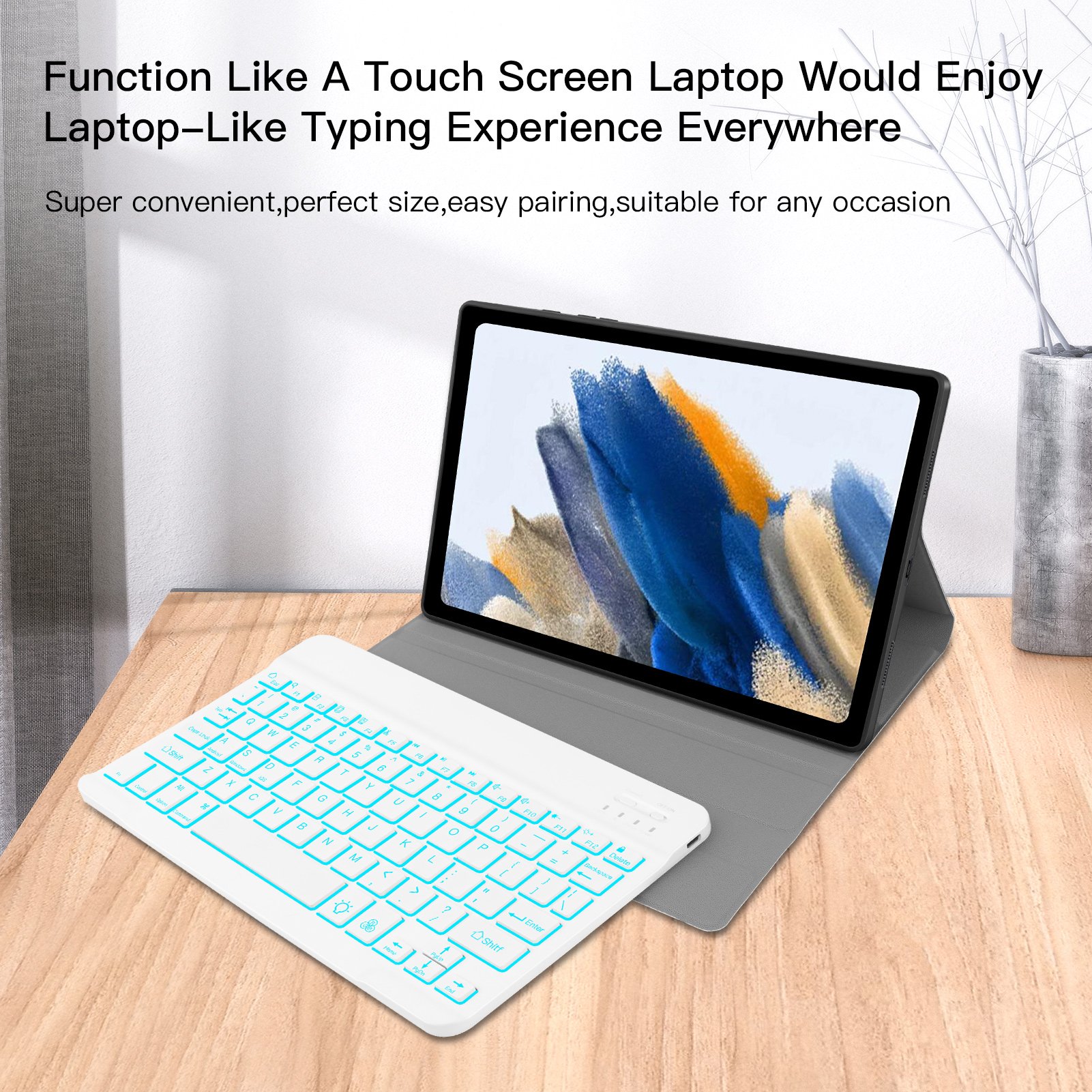 Keyboard Case For Samsung Galaxy Tab A8 10.5 Inch 2024 Model (sm-x200/x205/x207)
