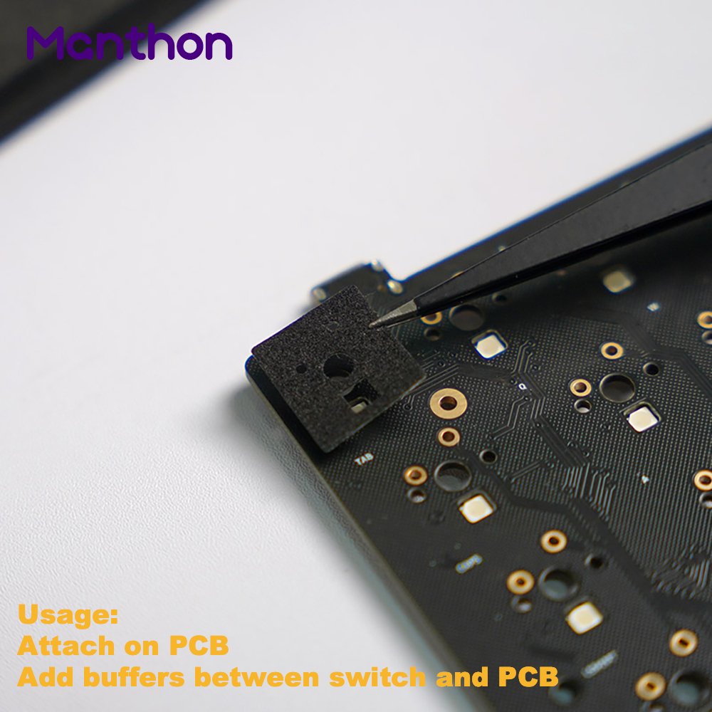 Wholesale Good Price KBDfans OEMP 120pcs 100pcs PE EVA PORON Mechanical Keyboard Switch Pads Buffer Foam