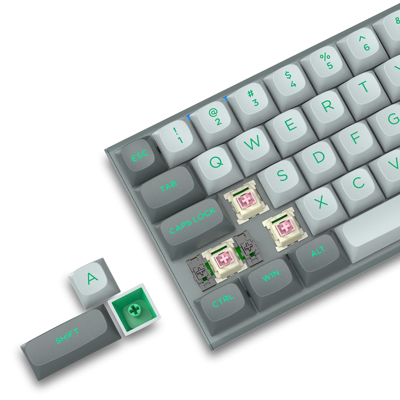 Factory direct sale 60% Key RGB Wired USB Keyboard Linear adjustable Magnetic Axis Switch EYOOSO Gaming Mechanical Keyboard