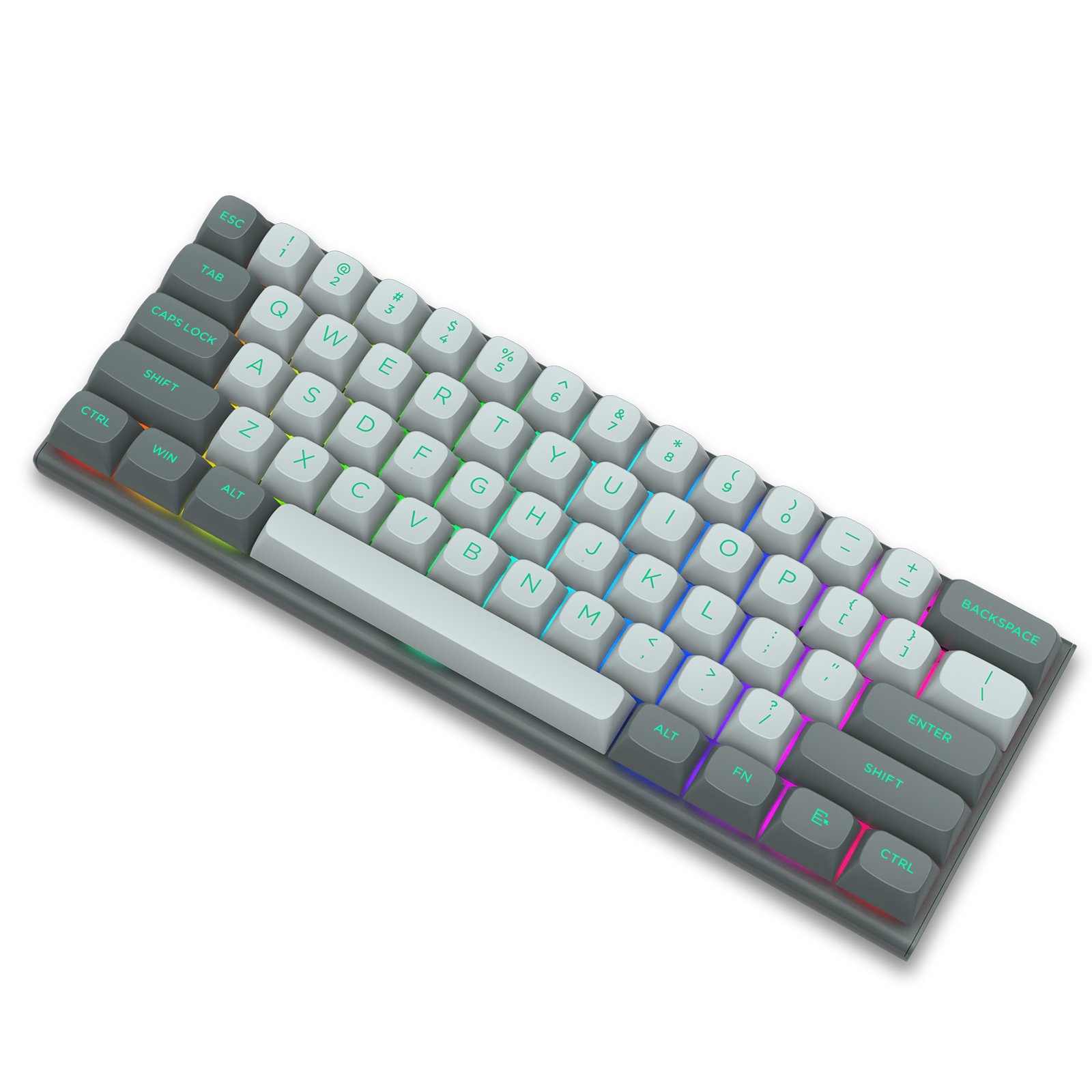 Factory direct sale 60% Key RGB Wired USB Keyboard Linear adjustable Magnetic Axis Switch EYOOSO Gaming Mechanical Keyboard
