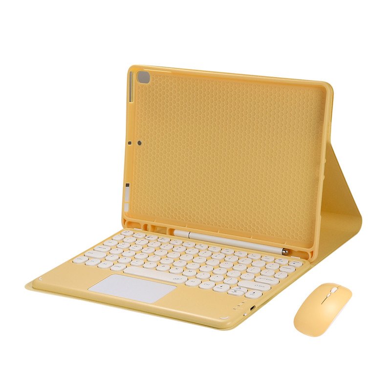 Factory Wholesale Keyboard with wireless Multi-Touch Trackpad Built-in Pencil Holder Flip Stand Keyboard Cover for iPad 10/9/8/7