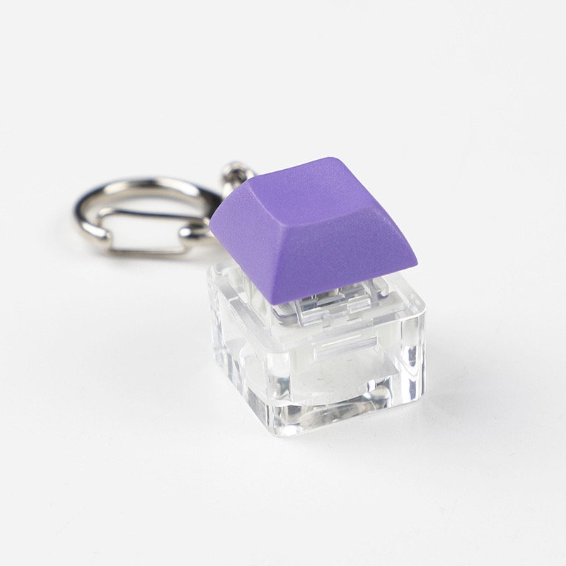 Promotional gift keychain square color XDA key cap keychain mechanical keyboard shaft tester fingertip decompression keychain