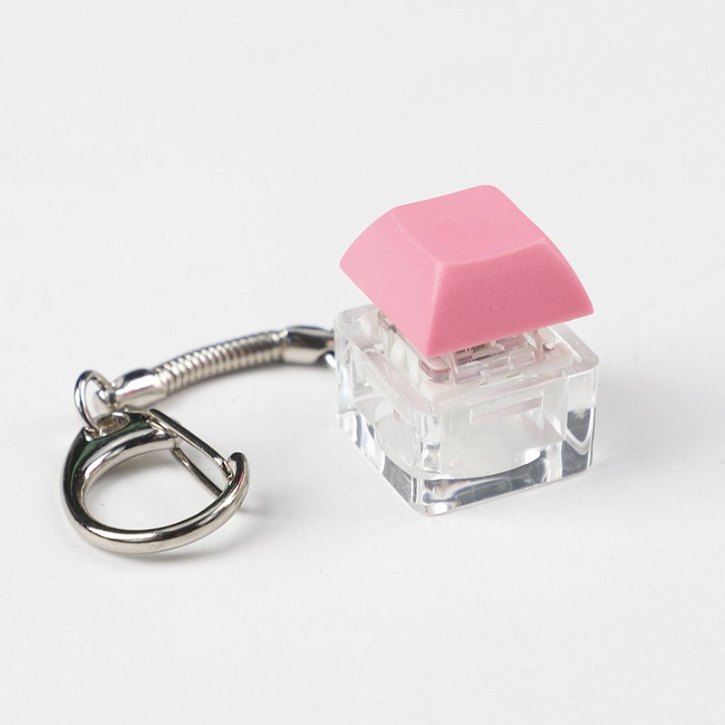Promotional gift keychain square color XDA key cap keychain mechanical keyboard shaft tester fingertip decompression keychain