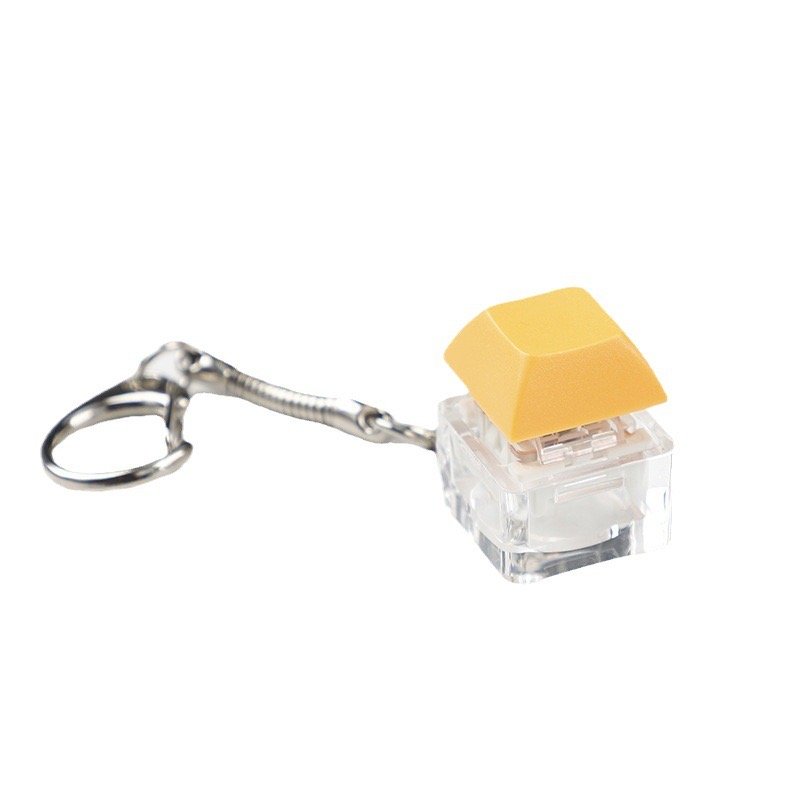 Promotional gift keychain square color XDA key cap keychain mechanical keyboard shaft tester fingertip decompression keychain
