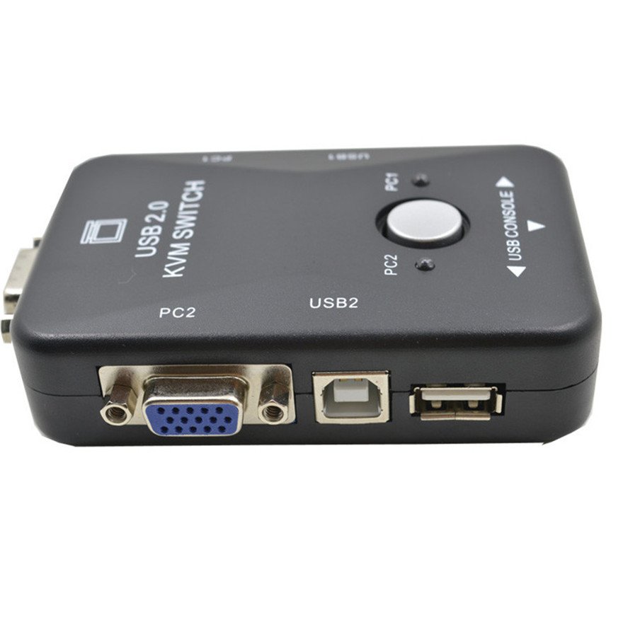 Hot Sale 2 4 Port VGA USB KVM Switch Splitter Auto Controller Keyboard Mouse Printer Up to 1920*1440