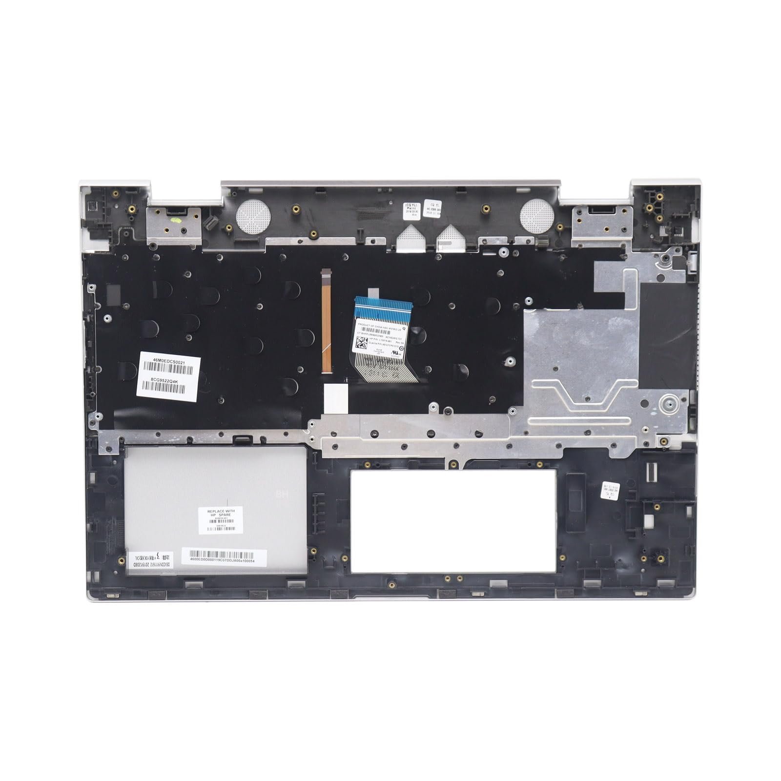 For HP Envy X360 15-CN 15M-CN Palmrest Keyboard Top Cover Upper Case L20746-001 L32767-001