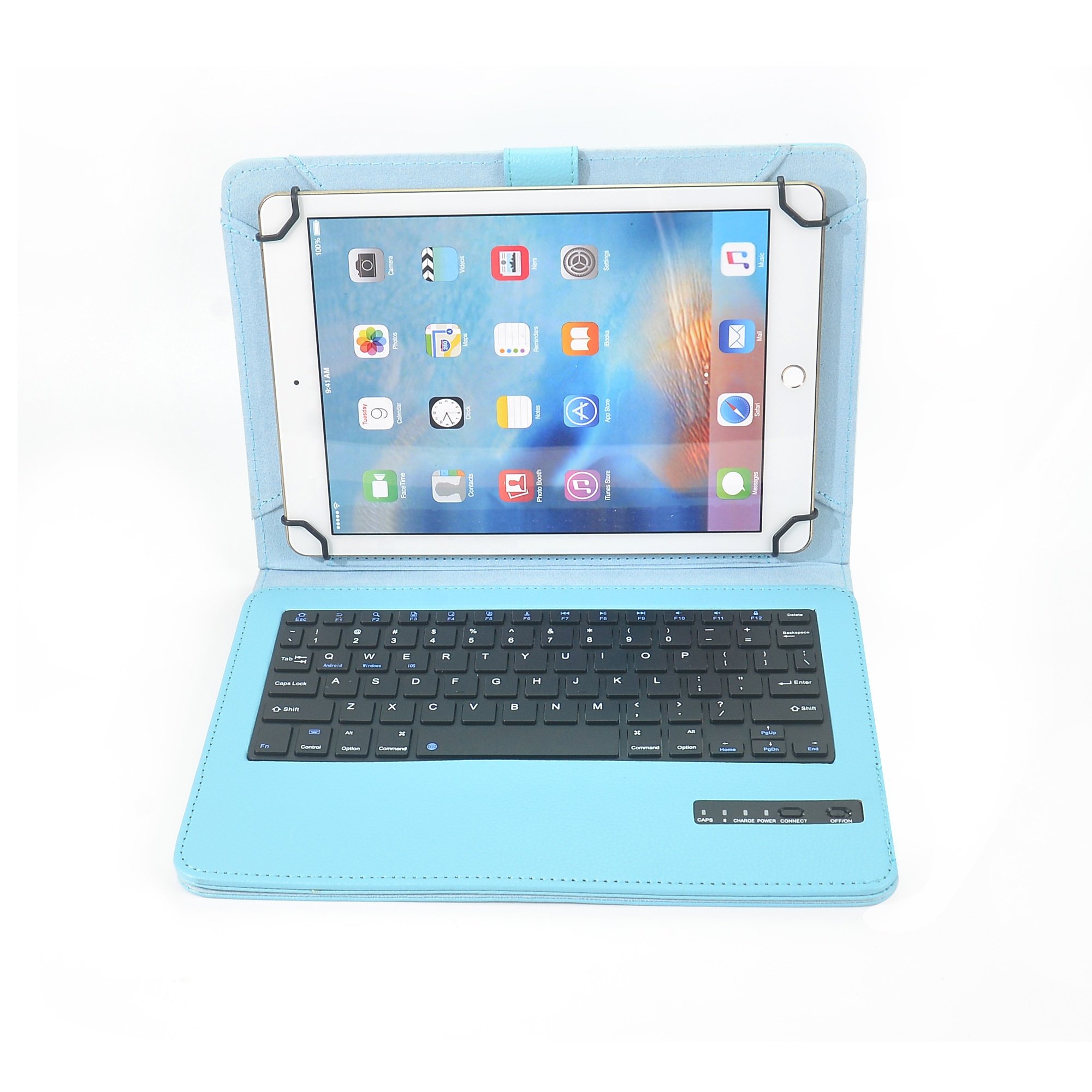 Universal wireless bluetooth keyboard case set for all size tablets ipad samsung galaxy tab