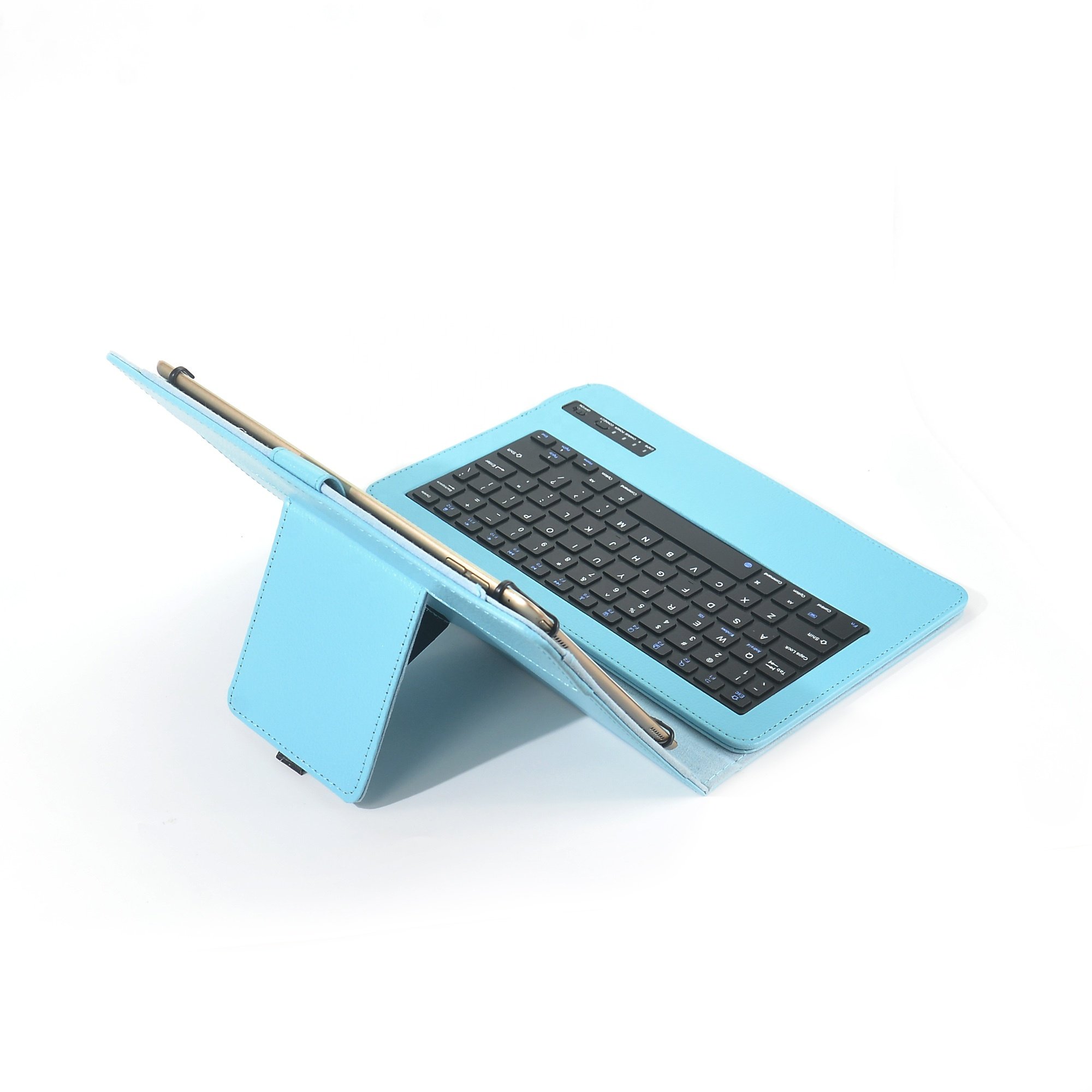 Universal wireless bluetooth keyboard case set for all size tablets ipad samsung galaxy tab