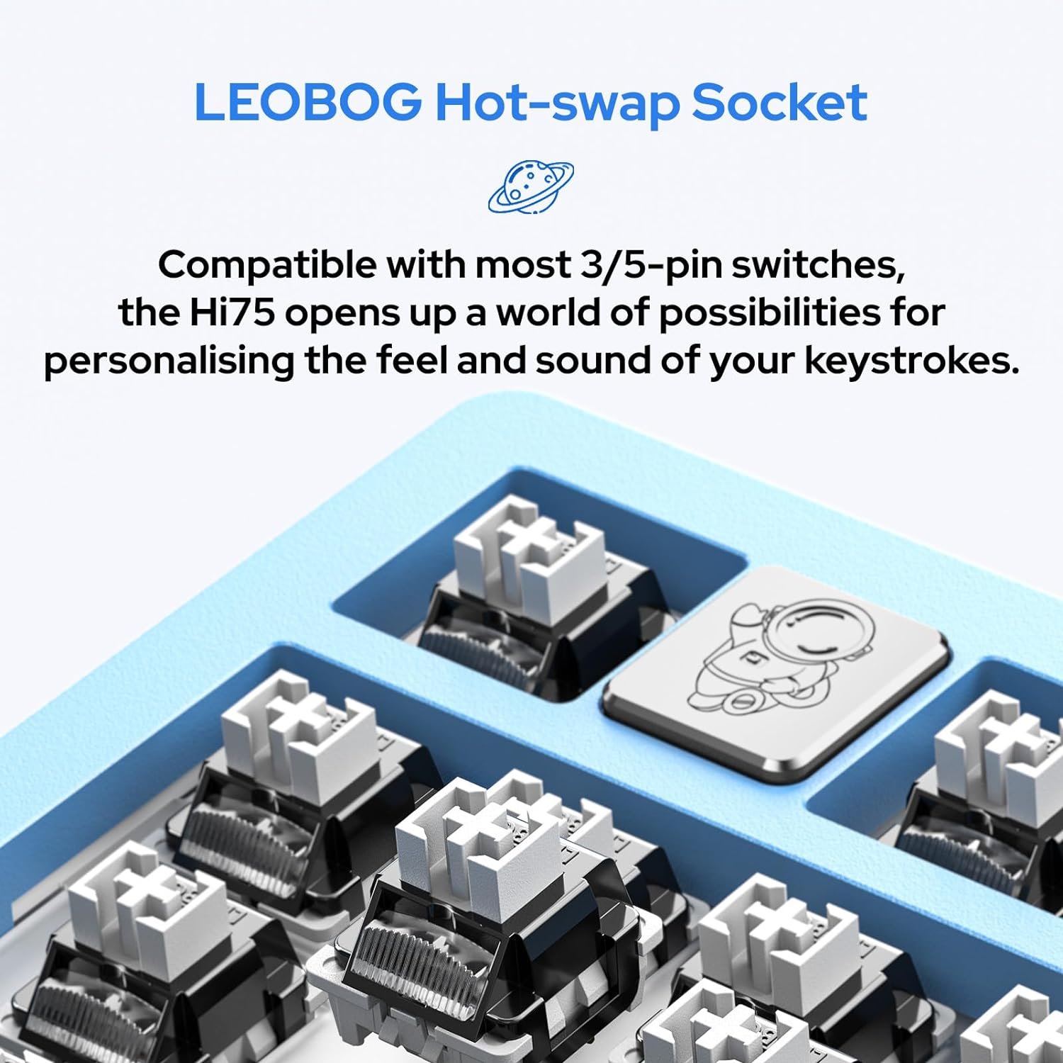 DIY Aluminum Alloy Wired Mechanical Keyboard Kit Gasket-Mounted Gaming Keyboard Kit Hot Swappable Mode-Switching Knob