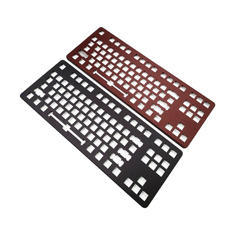 Custom Keyboard Case Anodized Coating Pvd Cnc Machining Mechanical Game Keyboard Kit Parts Metal Factory Machined Aluminum High