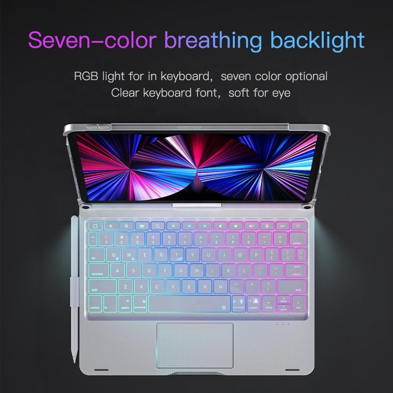 iFacemall Factory OEM wholesale keyboard tablet cover for iPad Pro 11 inch 3rd generation case