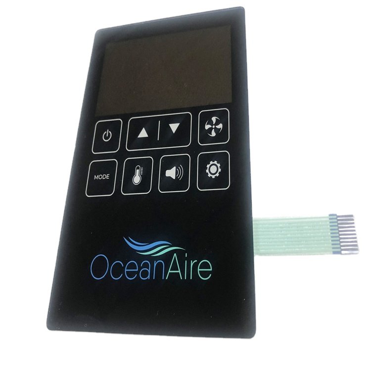 Customize design prototype durable keypads & keyboards 2.00mm Acrylic membrane switch keypad graphic overlay manufacturer