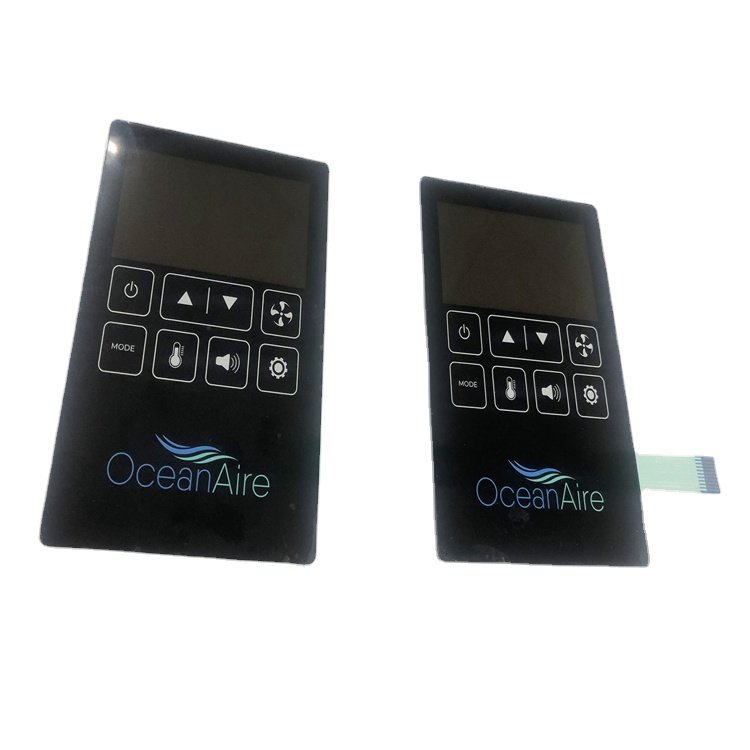 Customize design prototype durable keypads & keyboards 2.00mm Acrylic membrane switch keypad graphic overlay manufacturer