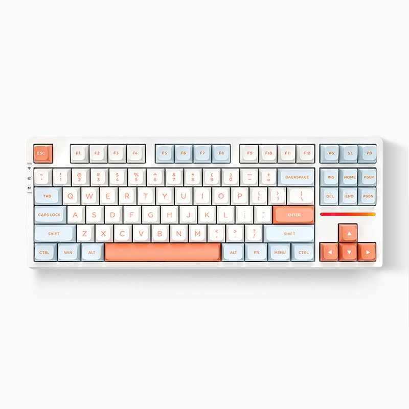 VGN V87 Three Mode BT Wireless Wired Hot Plug Gasket RGB TKL Mechanical Keyboard Gaming Keyboard