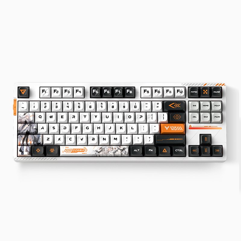 VGN V87 Three Mode BT Wireless Wired Hot Plug Gasket RGB TKL Mechanical Keyboard Gaming Keyboard