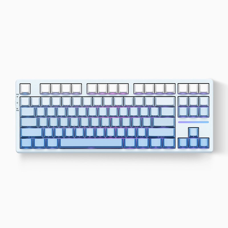 VGN V87 Three Mode BT Wireless Wired Hot Plug Gasket RGB TKL Mechanical Keyboard Gaming Keyboard