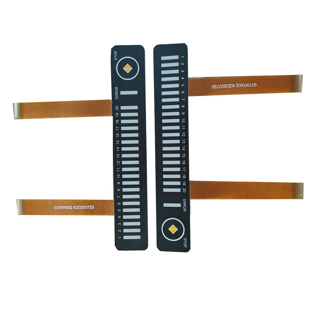 OEM factory custom membrane switch membrane keyboard for environmental equipment