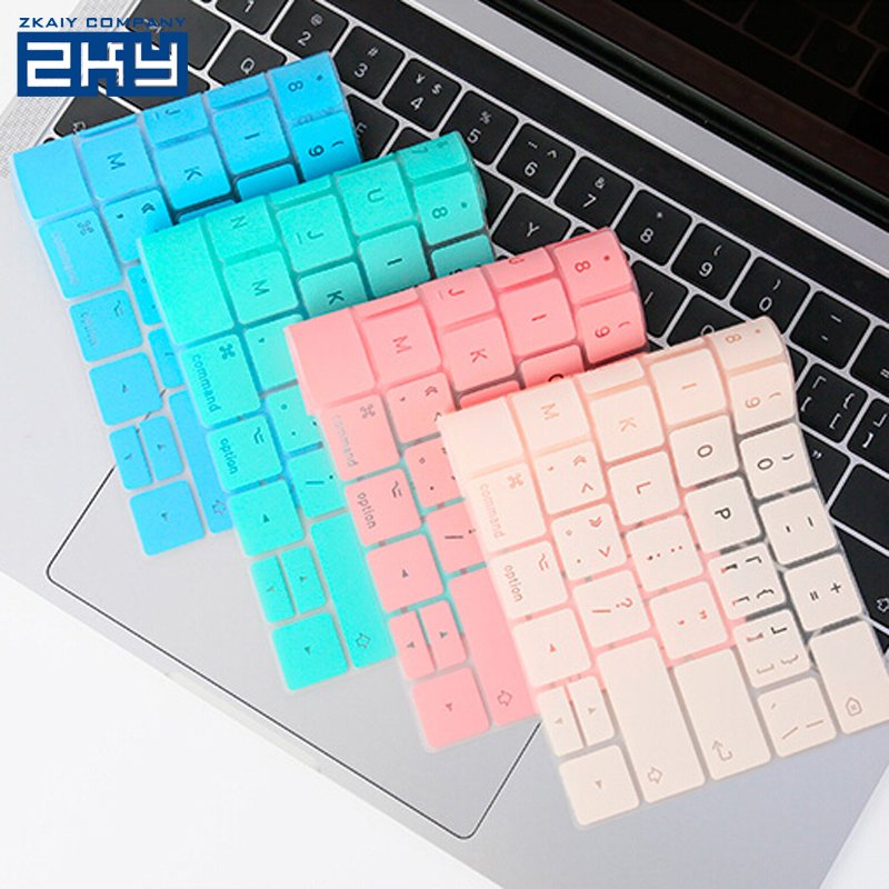 High Quality Silicone Keyboard Protector Cover Skin for Newest Macbook Pro with Touch Bar