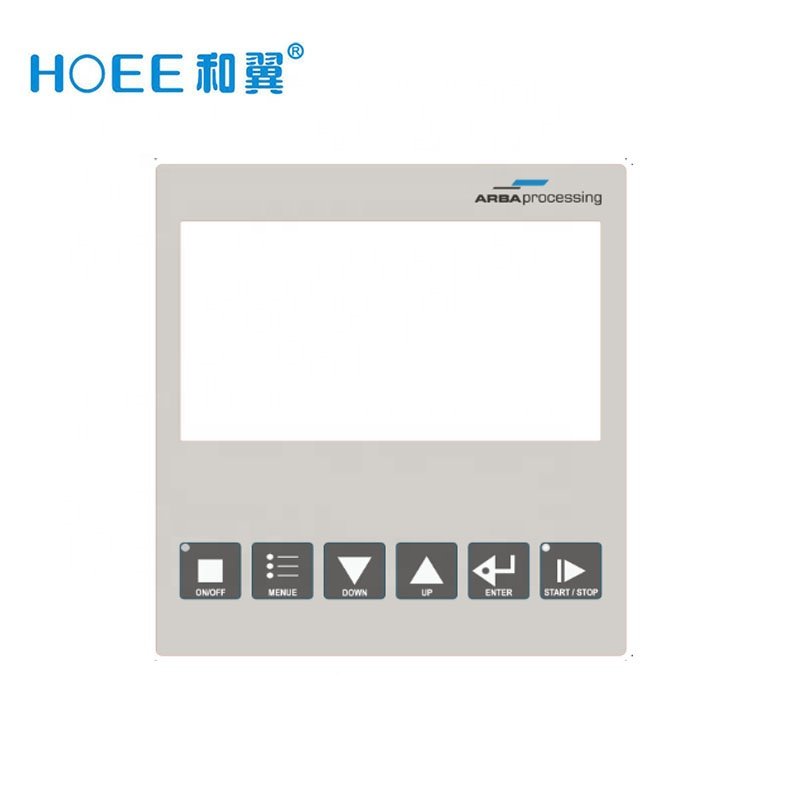 Silk printing Printing embossed buttons membrane Graphic Overlay