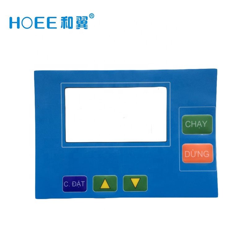 Silk printing Printing embossed buttons membrane Graphic Overlay