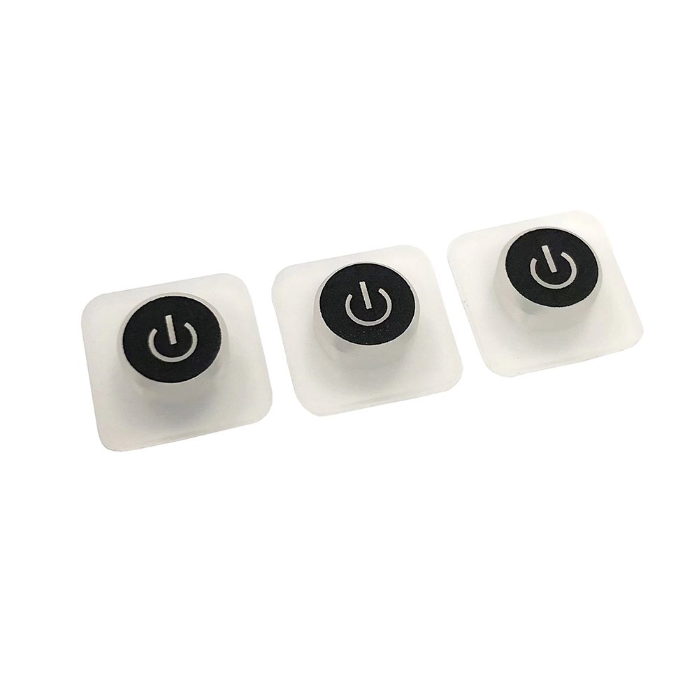 silicone rubber push button covers Silicone Rubber Coated Keypad Buttons