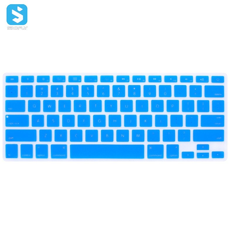 Silicone Keyboard Cover Protector Skin for Macbook Pro MAC 13 15 Air 13 Soft keyboard stickers 12 Colors