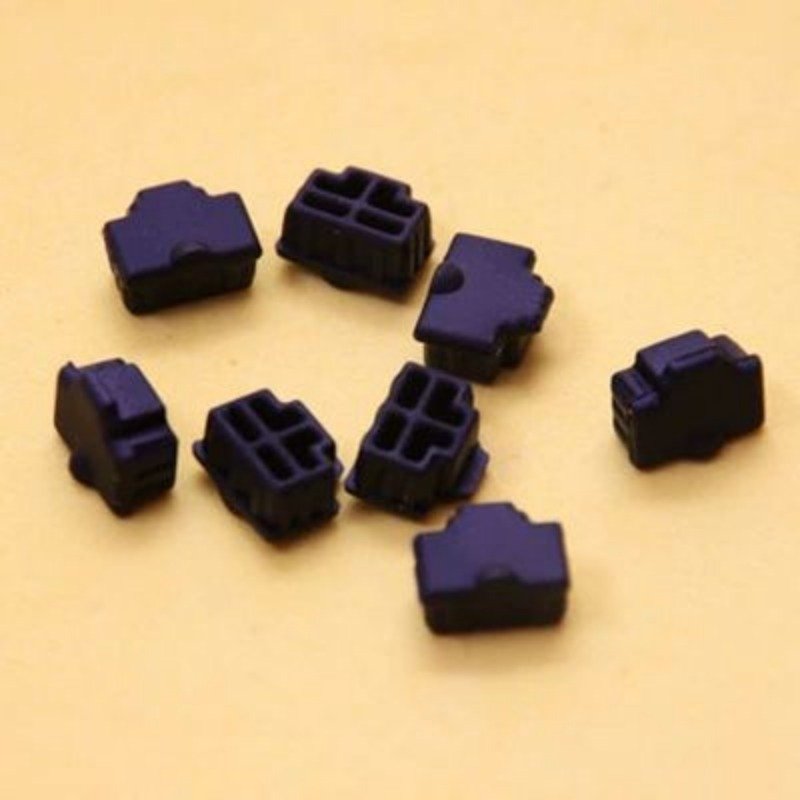 Soft Silicone RJ45 Port Cover Dust Plug Baffle Protector Dust Cover Laptop LAN Network Cable Port RJ45 Dust Plug Protection Plug