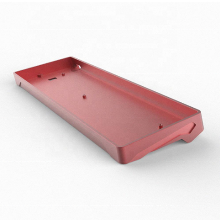 High-precision Parts CNC Machining Service Anodized Aluminum Keyboard Shell Base part
