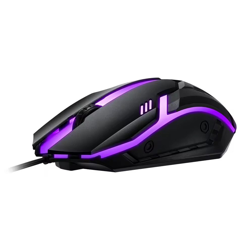 LIVOLF TF230 wired usb keyboard mouse set game character luminous key mouse Spanish wholesale