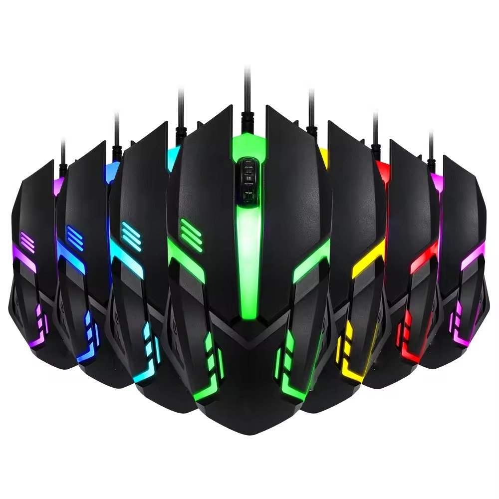 LIVOLF TF230 wired usb keyboard mouse set game character luminous key mouse Spanish wholesale