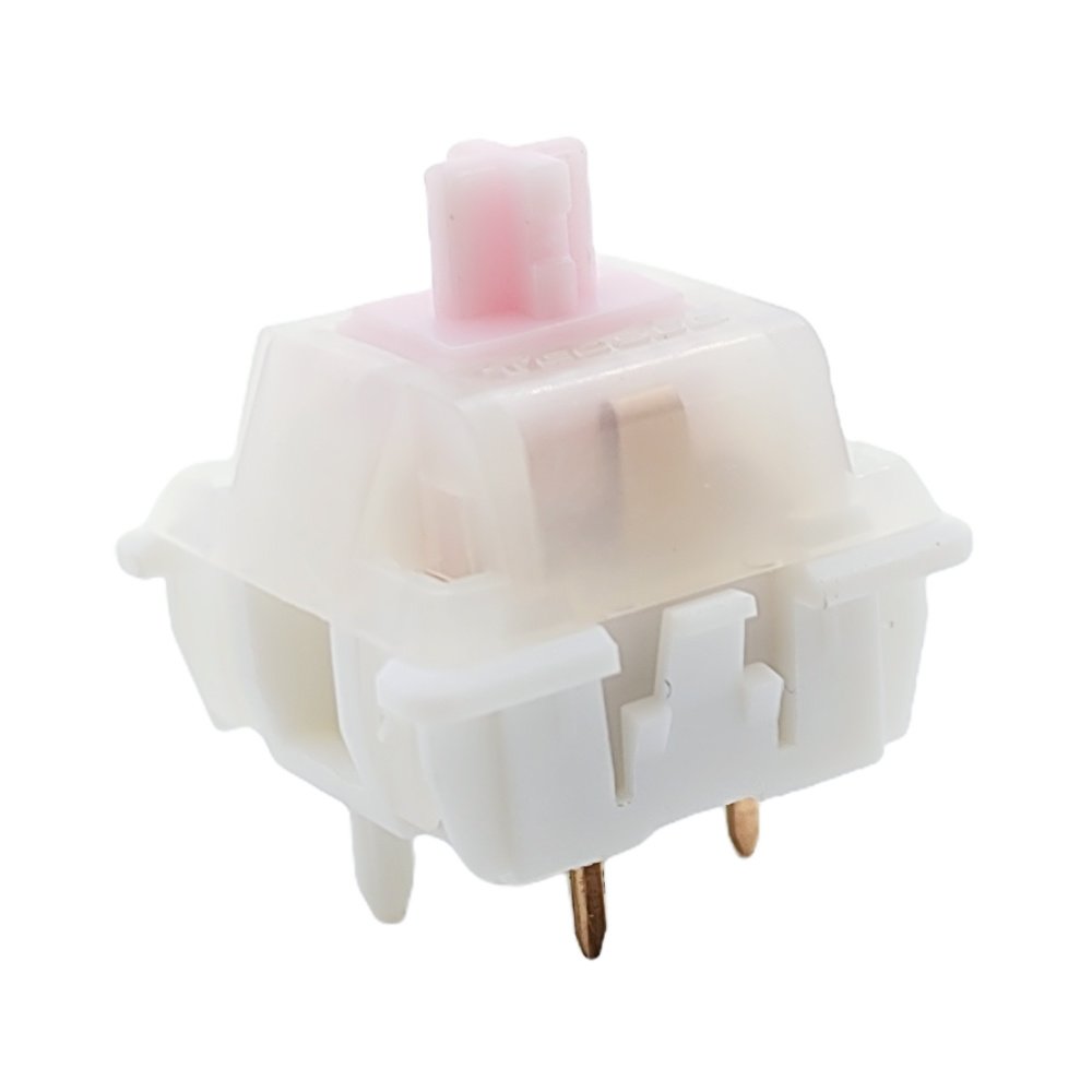 Tecsee Free samples Linear UPE Stem Nylon Housing Switches 63.5g Gold Spring Lubed Linear Custom Mechanical Keyboard Switches